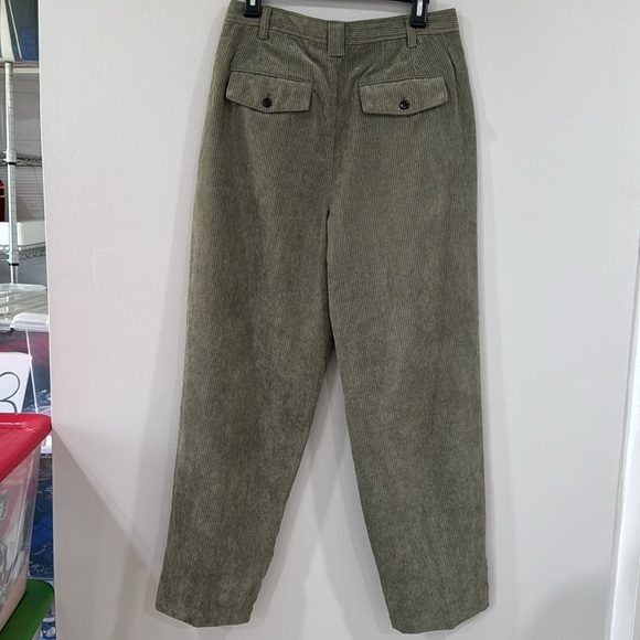 Madewell corduroy high-rise tapered grandmacore trouser pants - Picture 6 of 8